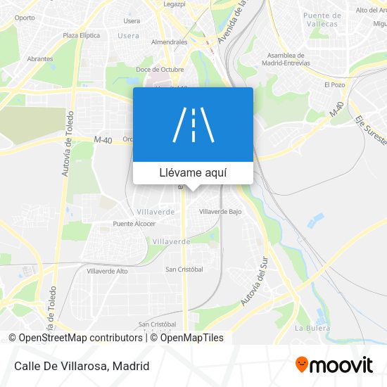 Mapa Calle De Villarosa