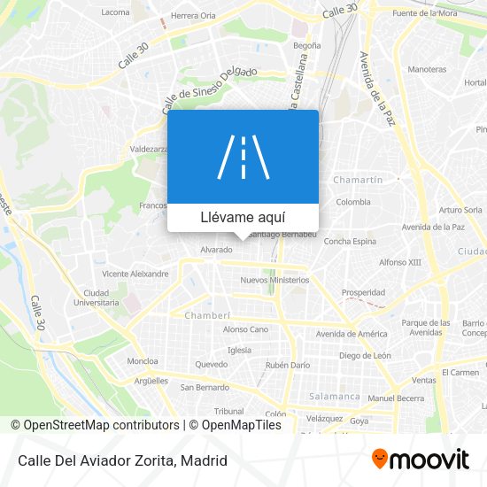 Mapa Calle Del Aviador Zorita