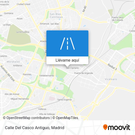 Mapa Calle Del Casco Antiguo
