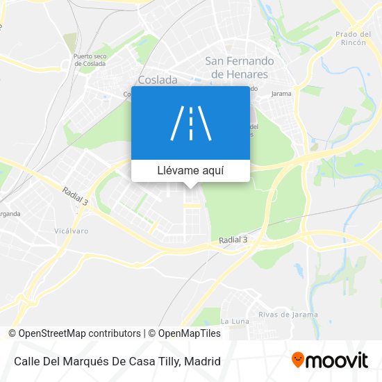 Mapa Calle Del Marqués De Casa Tilly