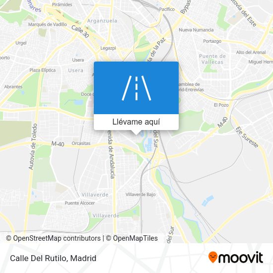 Mapa Calle Del Rutilo