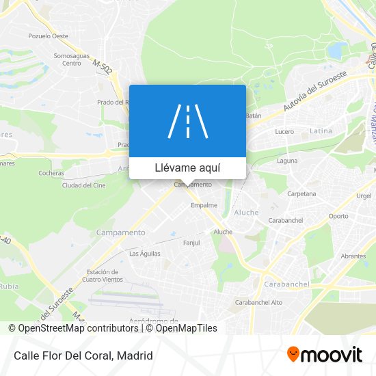 Mapa Calle Flor Del Coral
