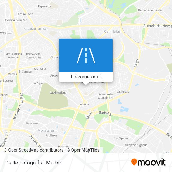 Mapa Calle Fotografía