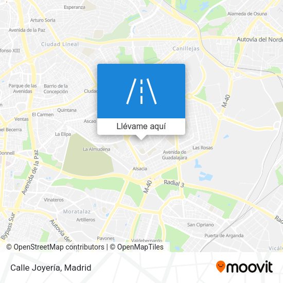 Mapa Calle Joyería
