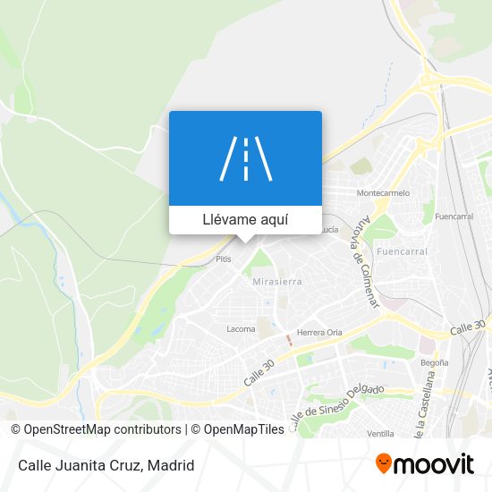Mapa Calle Juanita Cruz