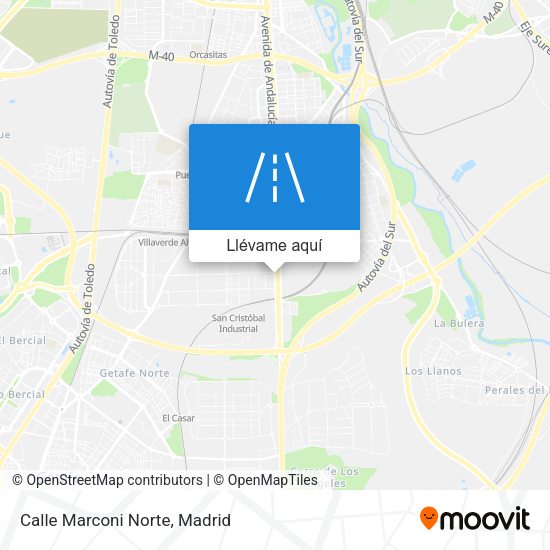 Mapa Calle Marconi Norte