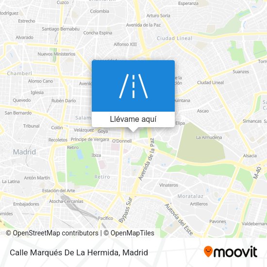 Mapa Calle Marqués De La Hermida