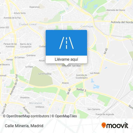 Mapa Calle Minería
