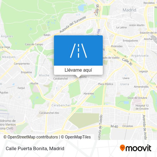 Mapa Calle Puerta Bonita