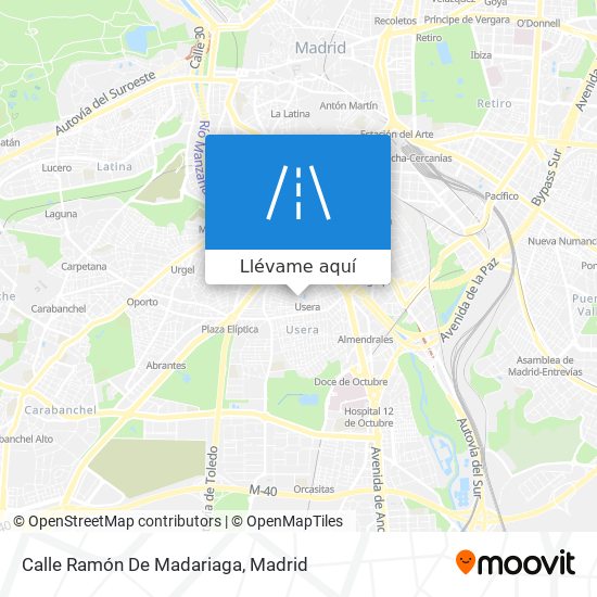 Mapa Calle Ramón De Madariaga