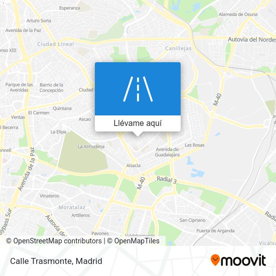 Mapa Calle Trasmonte