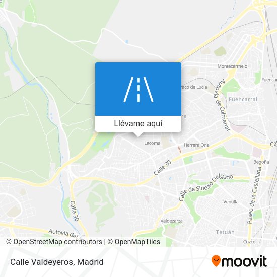 Mapa Calle Valdeyeros