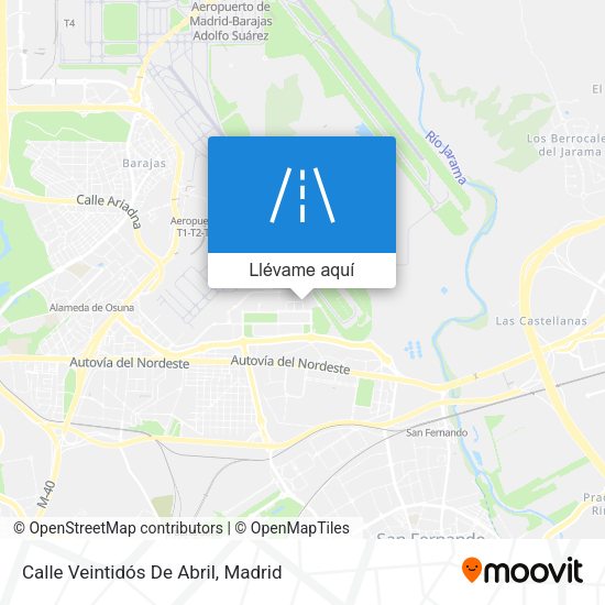 Mapa Calle Veintidós De Abril