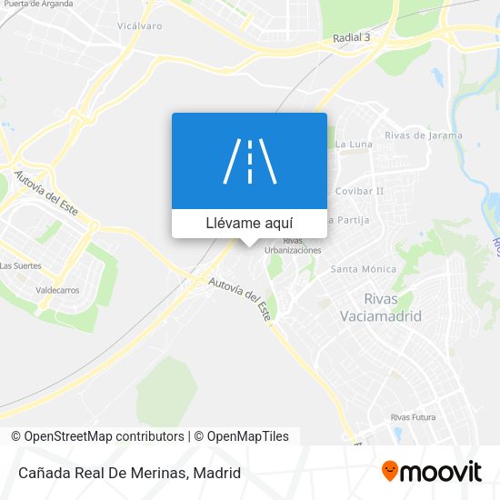 Mapa Cañada Real De Merinas