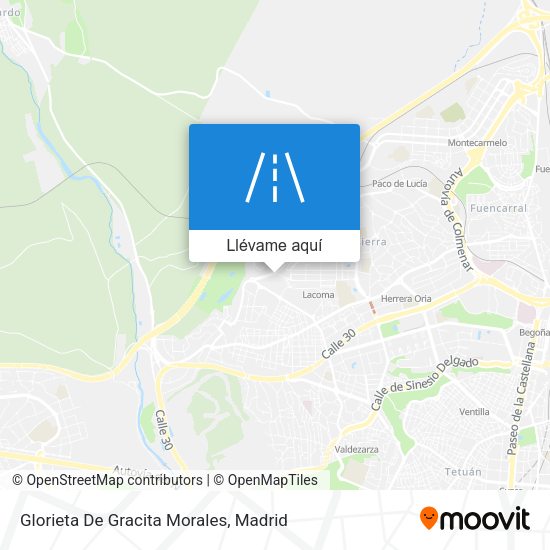 Mapa Glorieta De Gracita Morales