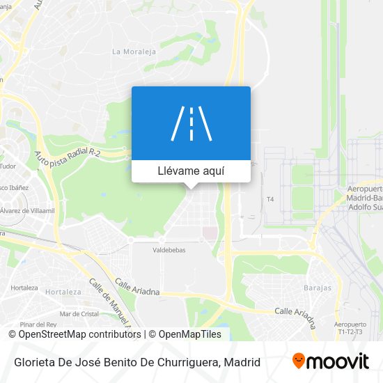 Mapa Glorieta De José Benito De Churriguera