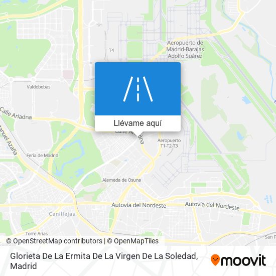 Mapa Glorieta De La Ermita De La Virgen De La Soledad