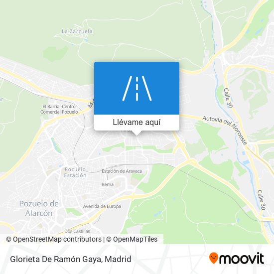 Mapa Glorieta De Ramón Gaya