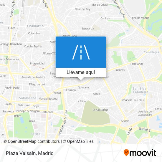 Mapa Plaza Valsaín