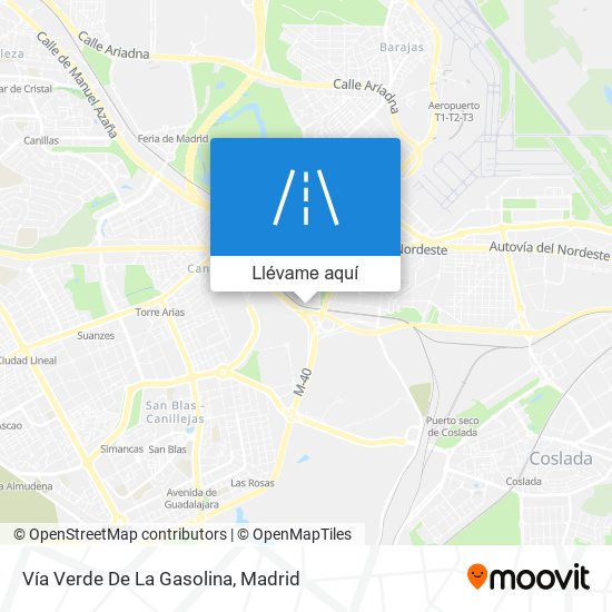 Mapa Vía Verde De La Gasolina