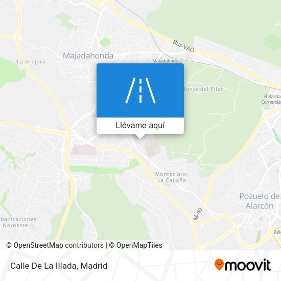 Mapa Calle De La Ilíada