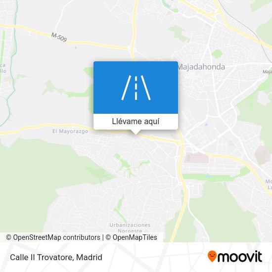 Mapa Calle Il Trovatore