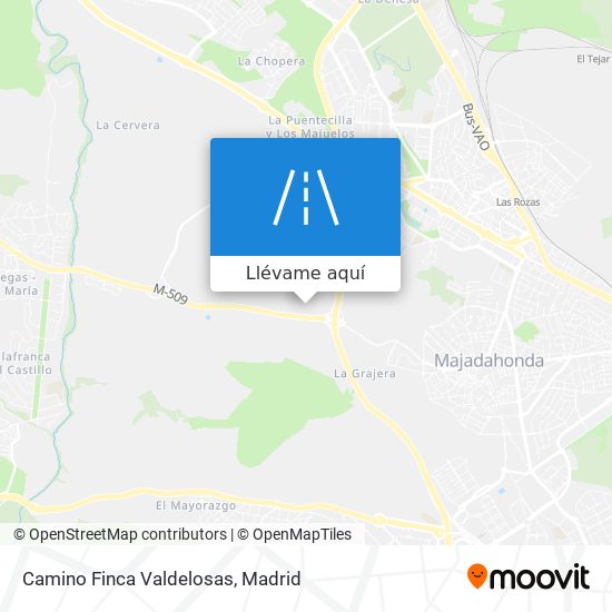 Mapa Camino Finca Valdelosas
