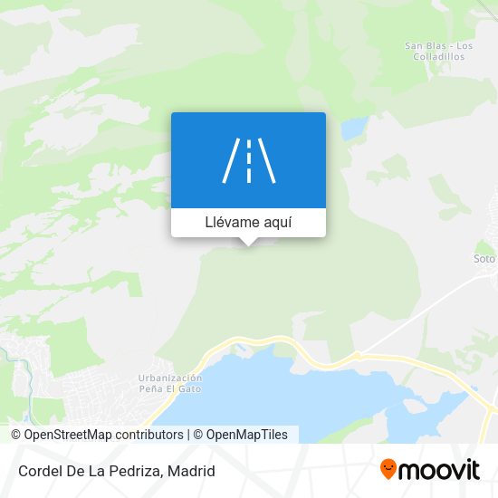 Mapa Cordel De La Pedriza