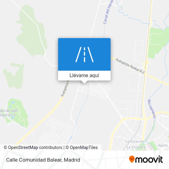 Mapa Calle Comunidad Balear