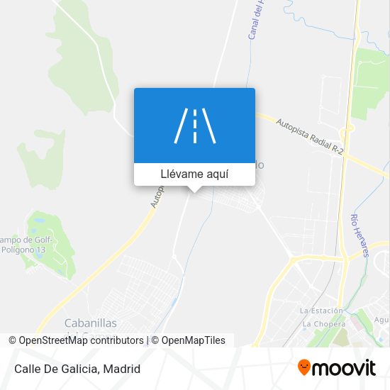 Mapa Calle De Galicia