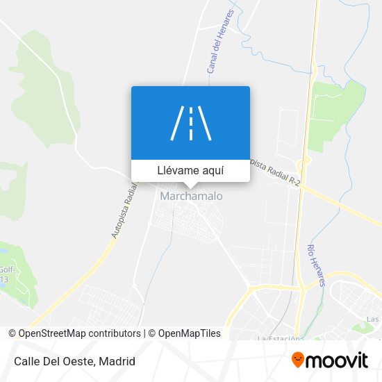 Mapa Calle Del Oeste