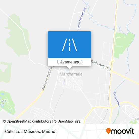 Mapa Calle Los Músicos