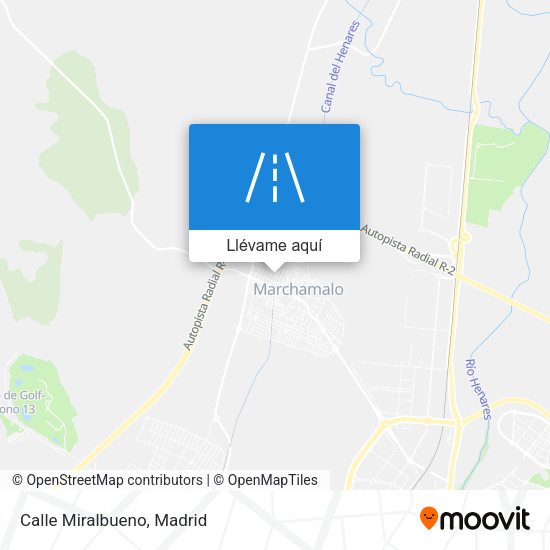 Mapa Calle Miralbueno