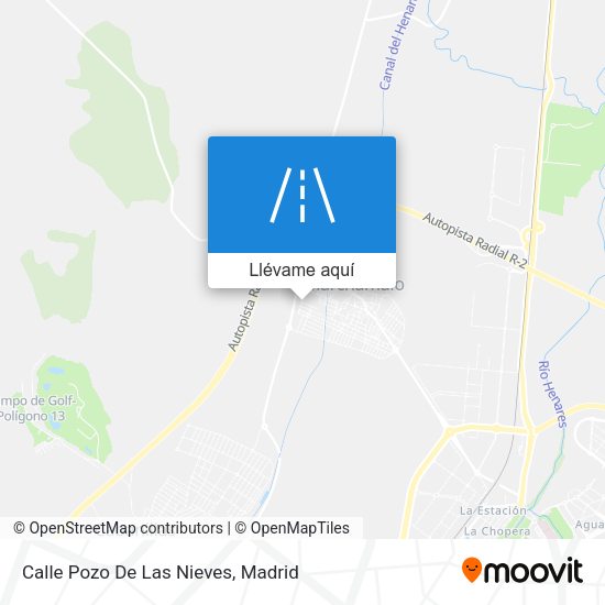 Mapa Calle Pozo De Las Nieves