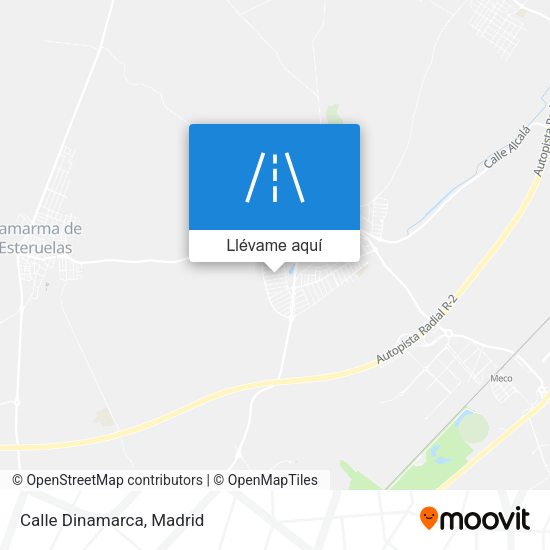Mapa Calle Dinamarca