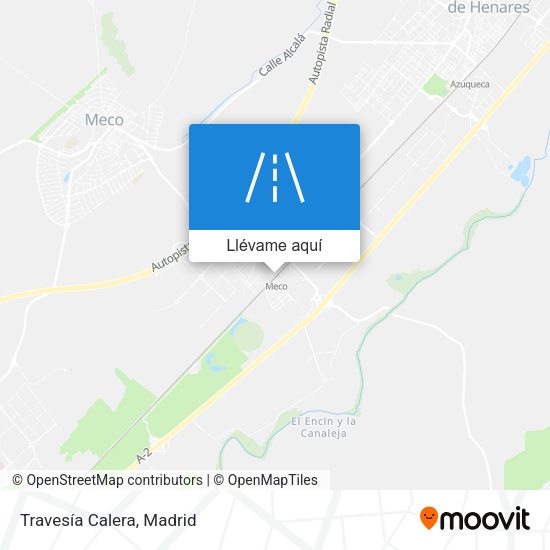 Mapa Travesía Calera