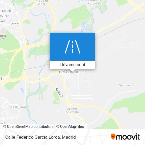 Mapa Calle Federico García Lorca