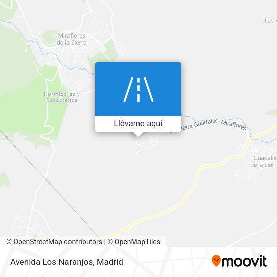 Mapa Avenida Los Naranjos