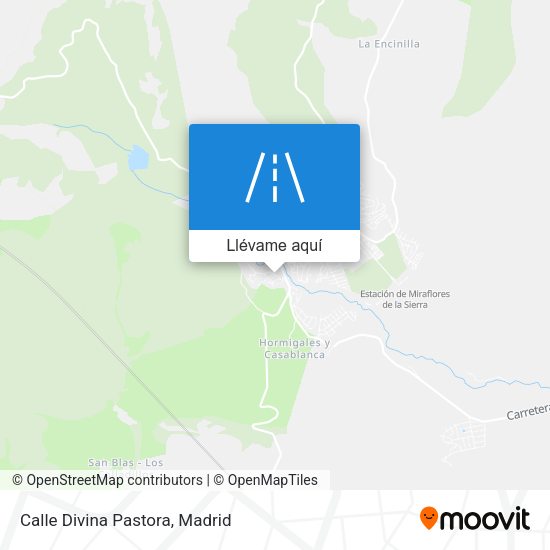 Mapa Calle Divina Pastora
