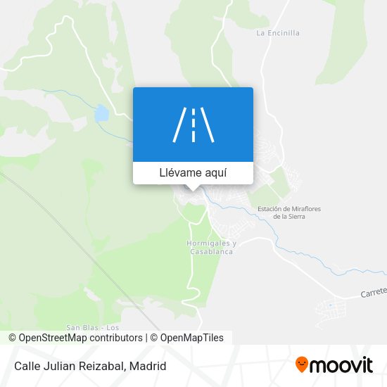 Mapa Calle Julian Reizabal
