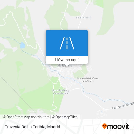Mapa Travesía De La Toribia