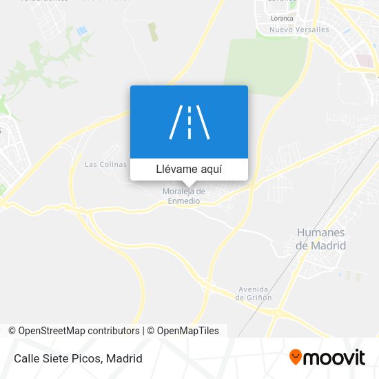 Mapa Calle Siete Picos