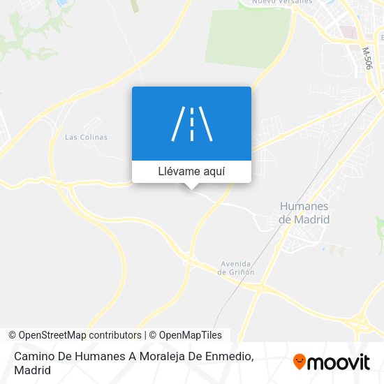 Mapa Camino De Humanes A Moraleja De Enmedio