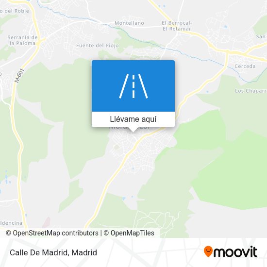 Mapa Calle De Madrid