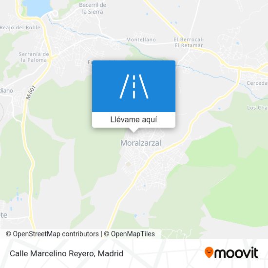Mapa Calle Marcelino Reyero