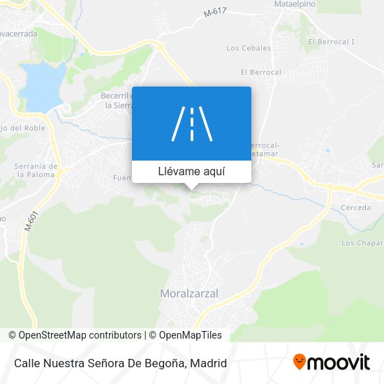 Mapa Calle Nuestra Señora De Begoña