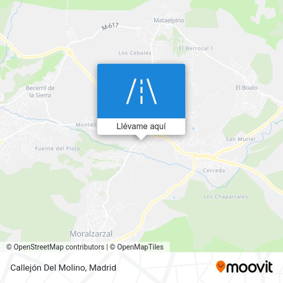 Mapa Callejón Del Molino