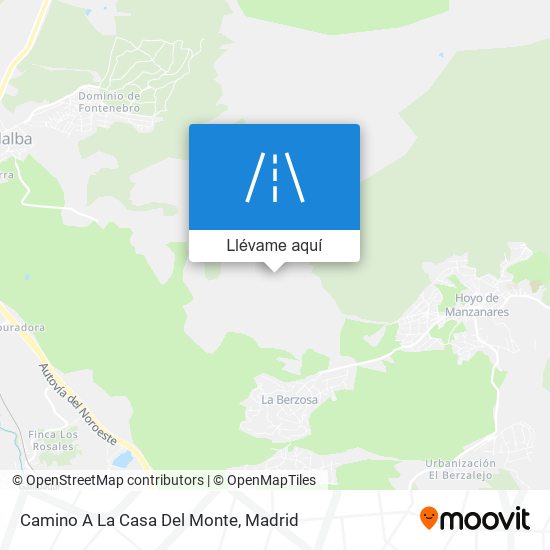 Mapa Camino A La Casa Del Monte