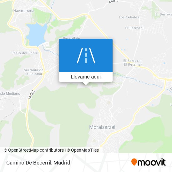 Mapa Camino De Becerril