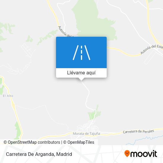 Mapa Carretera De Arganda